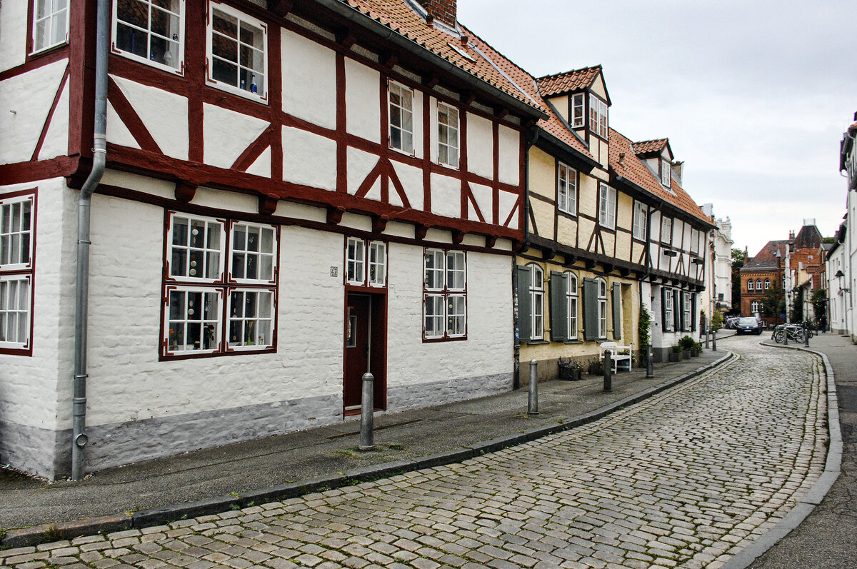 An der Mauer - Lbecker Altstadt. Aufnahme: 22. August 2021.