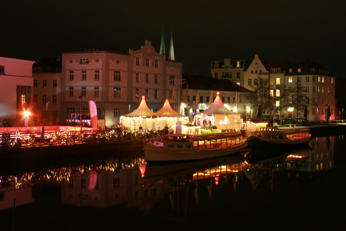 An der Obertrave zur Weihnachtszeit. Lbeck, 29.12.2014