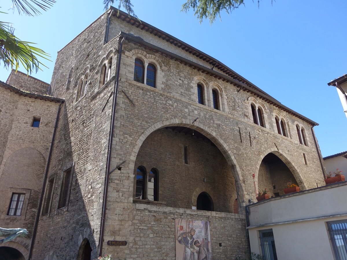 Anagni, Palazzo Bonifacio, erbaut im 13. Jahrhundert (18.09.2022)