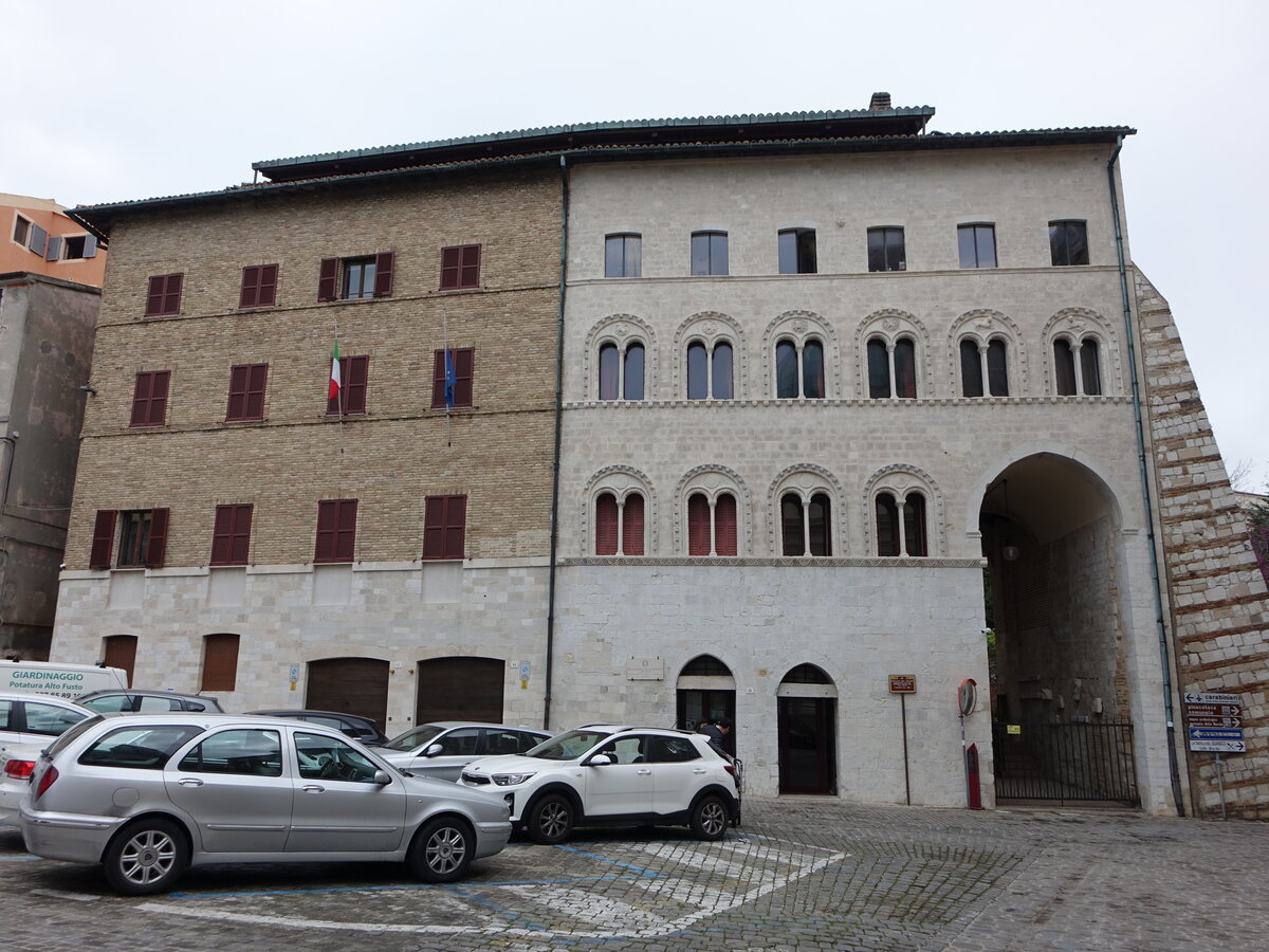 Ancona, Palazzo del Senato an der Piazza del Senato (31.03.2022)