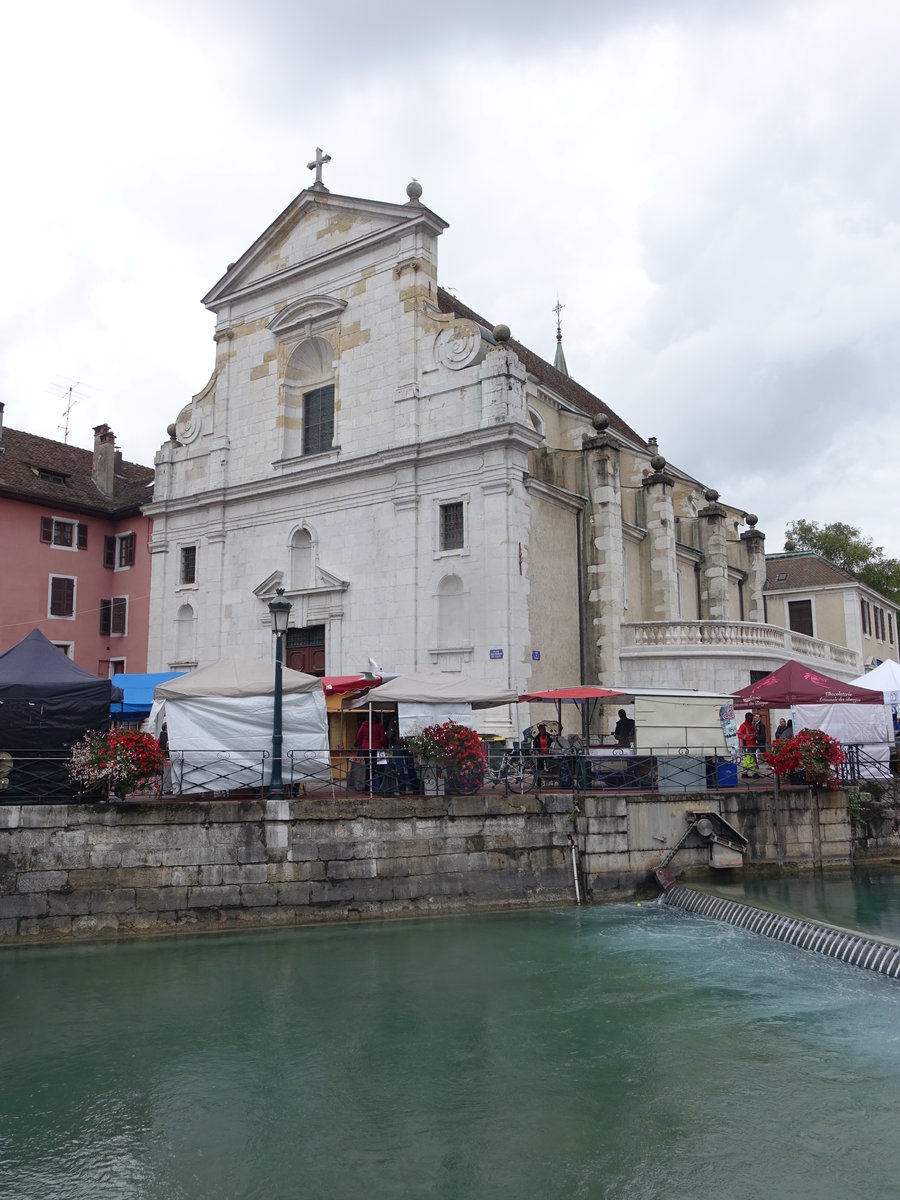 Annecy, barocke St. Francois Kirche, erbaut 1614 (17.09.2016)