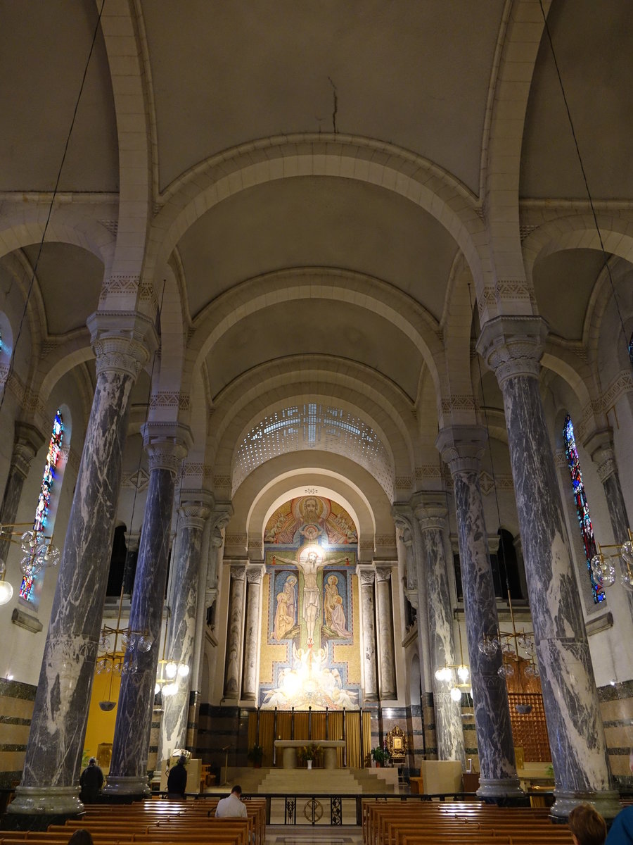 Annecy, Innenraum der Basilika de la Visitation (17.09.2016)