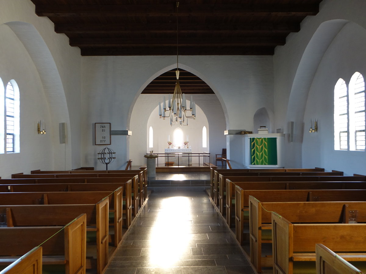Ans, Innenraum der evanglischen Kirche (20.09.2020)