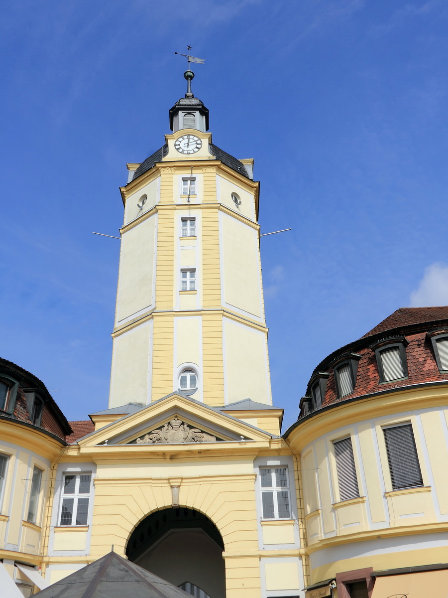 Ansbach, Herrieder Tor stadteinwrts am 14. Mrz 2017.