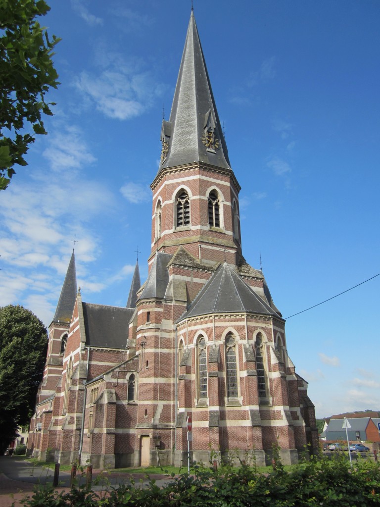 Antoing, St. Pierre Kirche, erbaut von 1805 bis 1875 (30.06.2014)