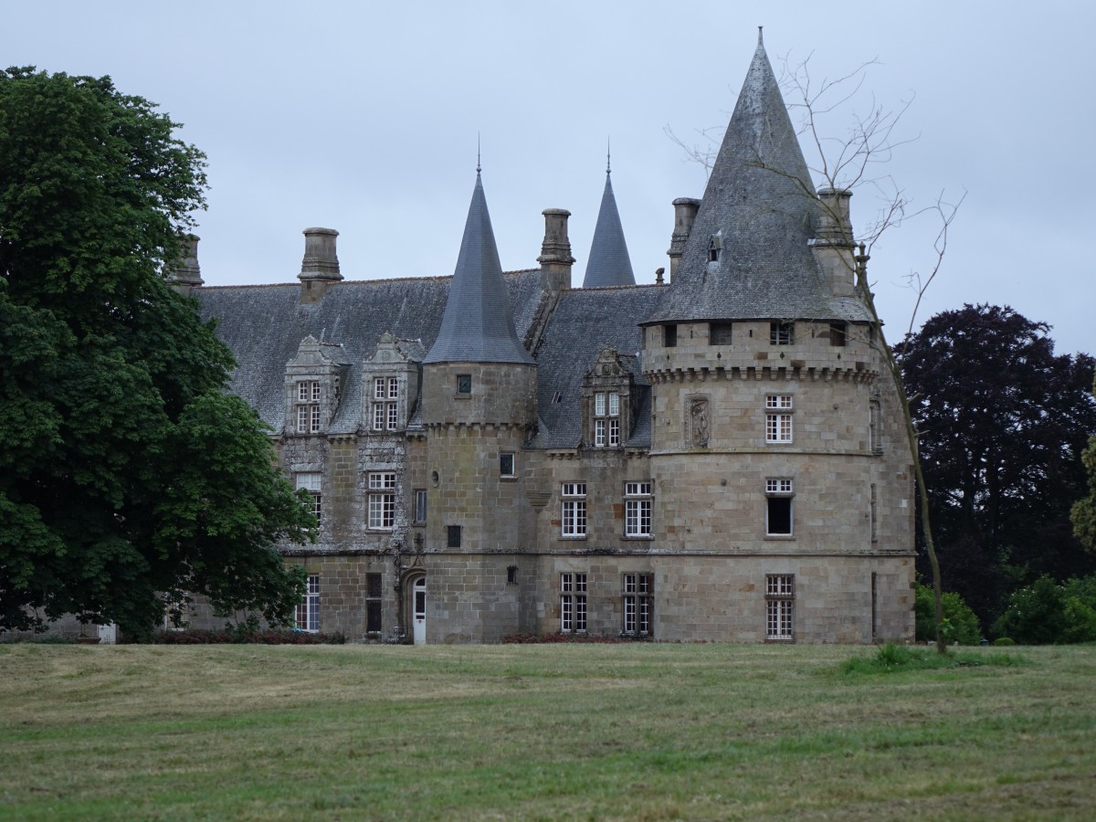 Antrain, Schloss Bonne-Fontaine, erbaut im 16. Jahrhundert (13.07.2015)