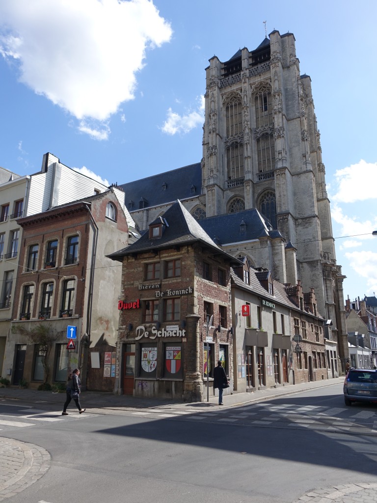 Antwerpen, St. Jacob Kirche, erbaut von 1491 bis 1656 im Stil der Brabanter Gotik (28.04.2015)
