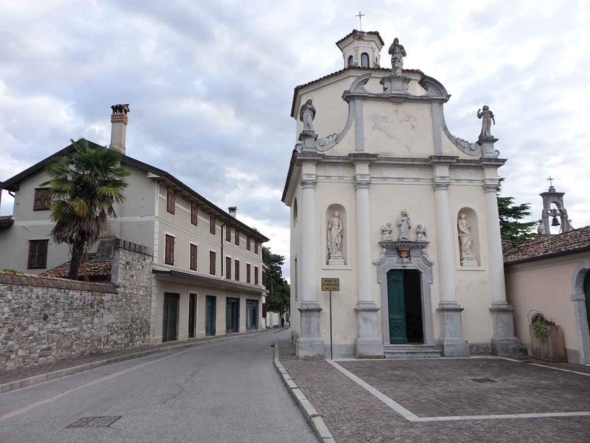 Aquileia, barocke St. Antonio Kirche, erbaut im 17. Jahrhundert (19.09.2019)
