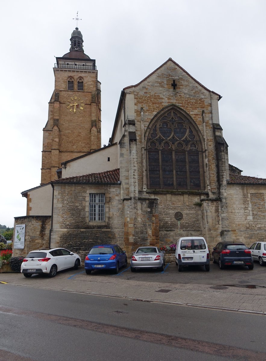 Arbois, St. Just Kirche, erbaut im 13. Jahrhundert (17.09.2016)