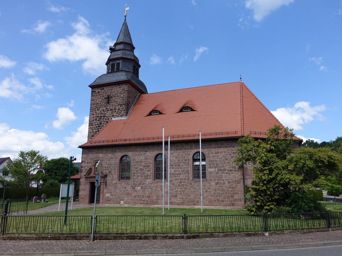 Arenshausen, kath. Pfarrkirche St. Matthus, erbaut ab 1755 (02.06.2022)