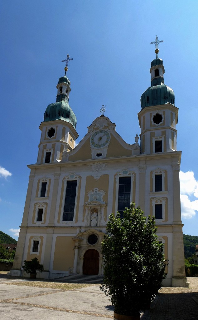 Arlesheim, die barocke Dom-Kirche, wurde 1681 fertiggestellt, Juli 2013