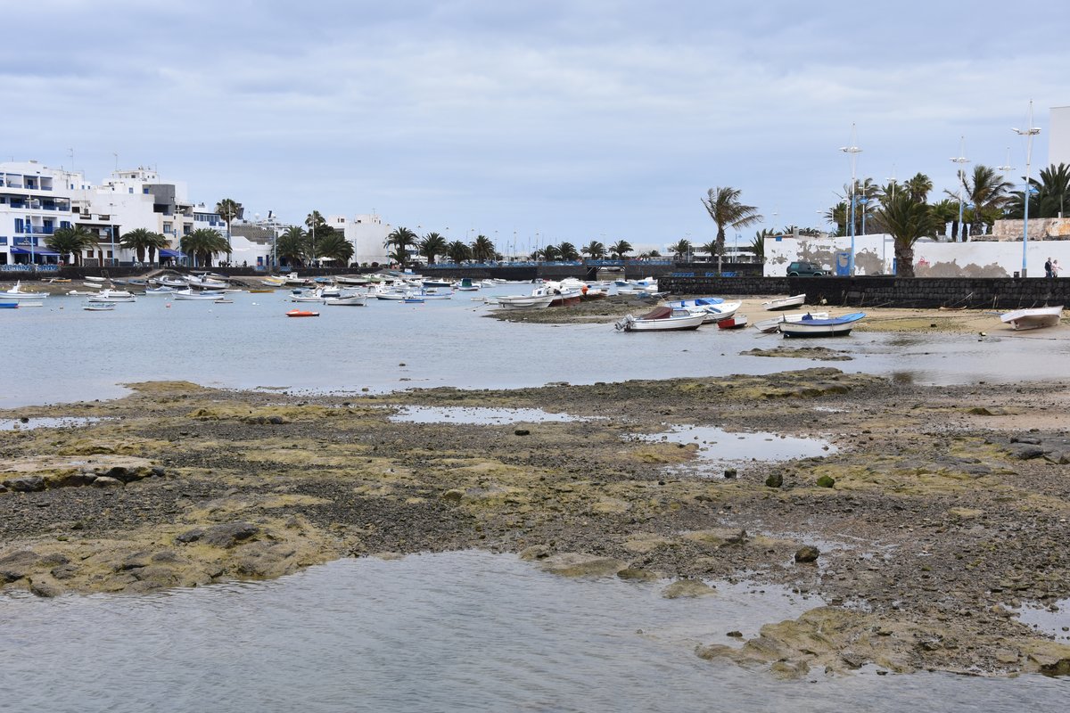 ARRECIFE (Provincia de Las Palmas), 02.04.2016, der alte Fischerhafen