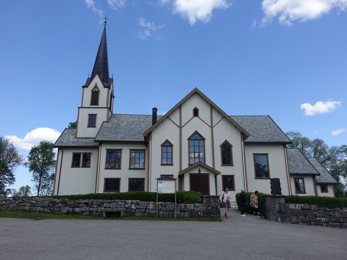 Askim, evangelische Kirche, erbaut von 1877 bis 1878 durch A. C Furuholmen (21.05.2023)