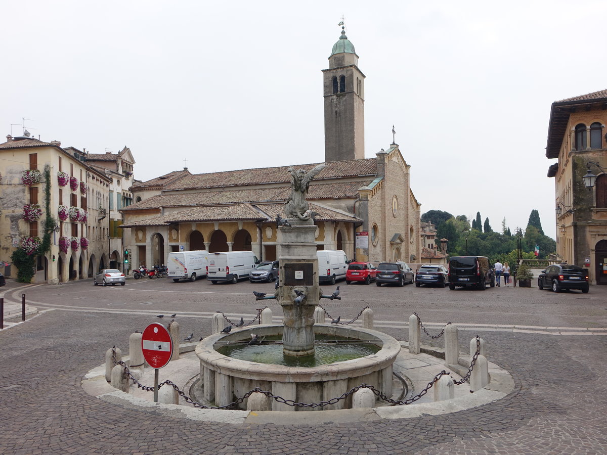 Asolo, Pfarrkirche Santa Maria Assunta, erbaut bis 1747 durch Giorgio Massari (17.09.2019)