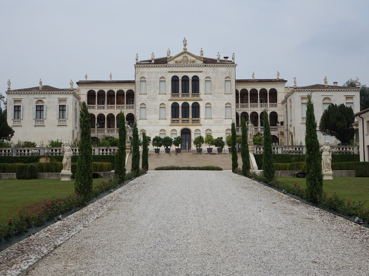 Asolo, Villa Rinaldi in der Via Palladio, erbaut im 16. Jahrhundert (17.09.2019)