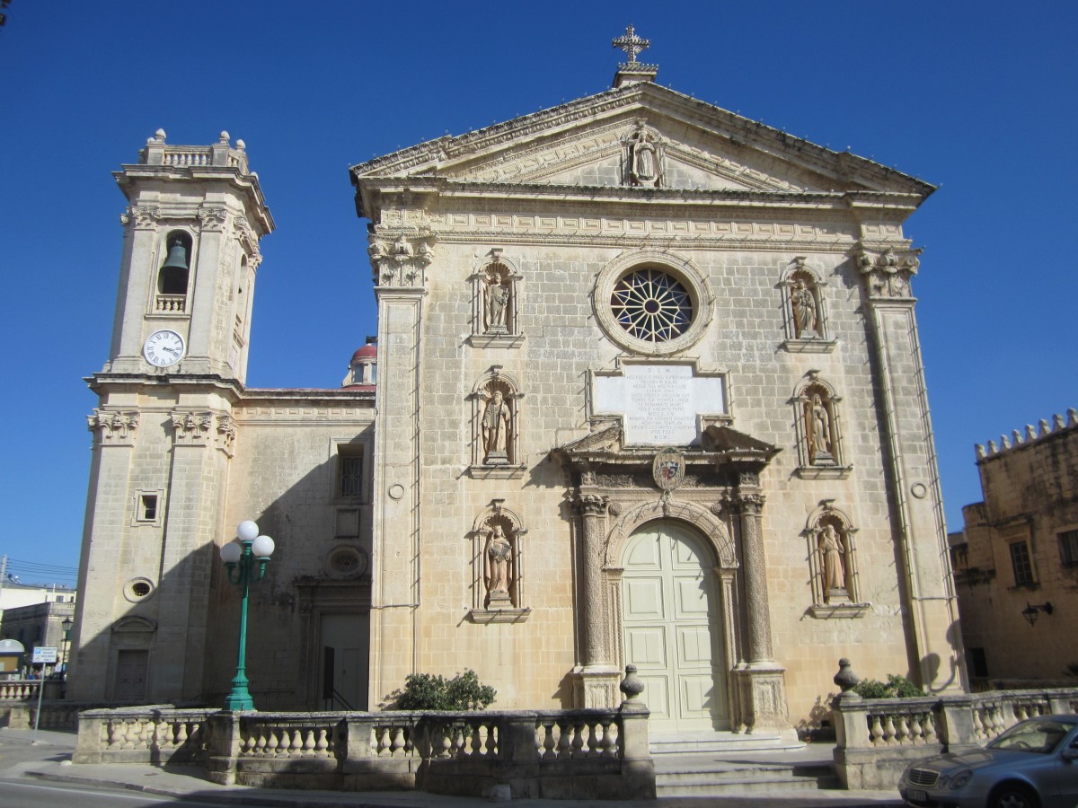Attard, St. Maria Kirche, erbaut von 1735 bis 1745 von Domenico Cachia (21.03.2014)
