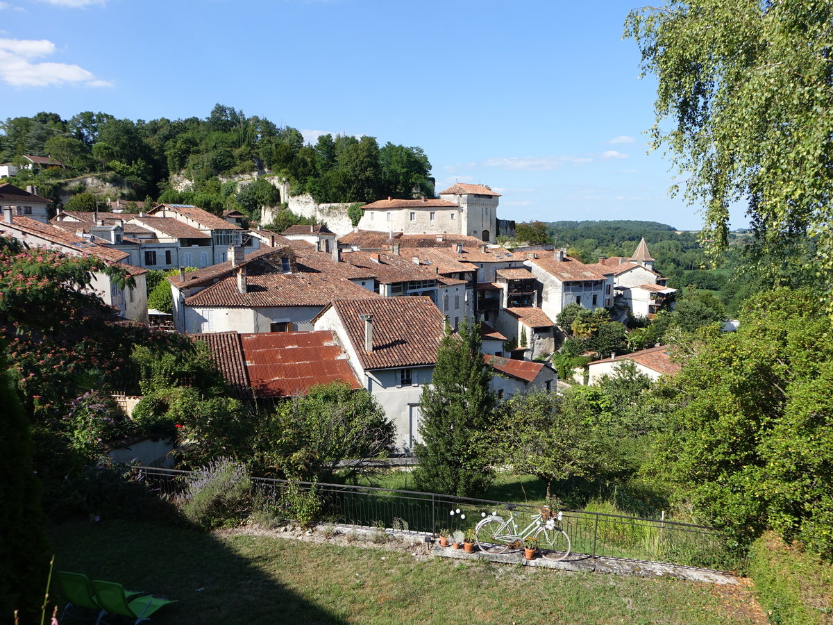 Aubeterre-sur-Dronne, Chateau d’Aubeterre, erbaut im 16. Jahrhundert (23.07.2018)