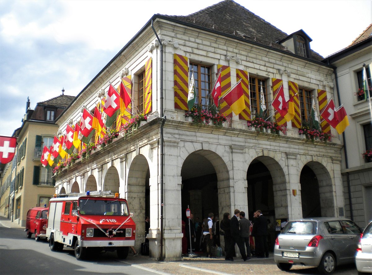 Aubonne, Rathaus, Gemeindeverwaltung (Htel de Ville - Grenette) - 11.06.2011 

