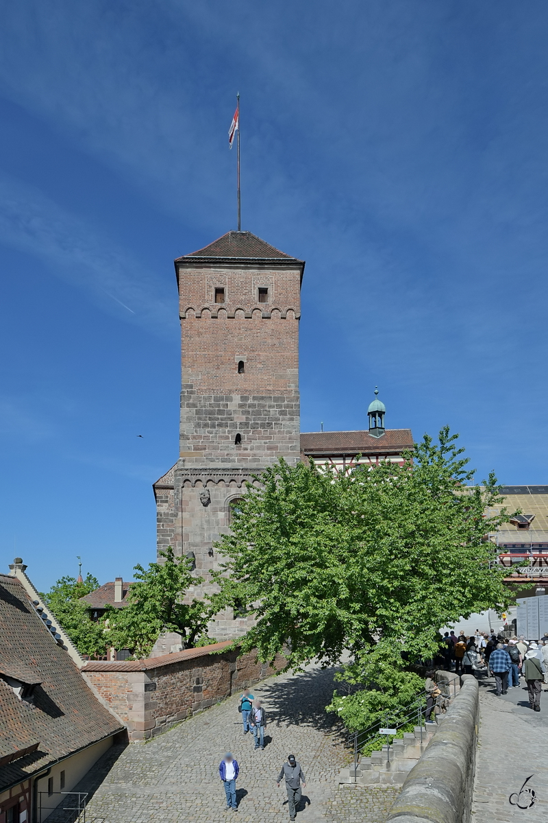 Auf dem Weg zur der Nrnberger Kaiserburg. (Mai 2017)