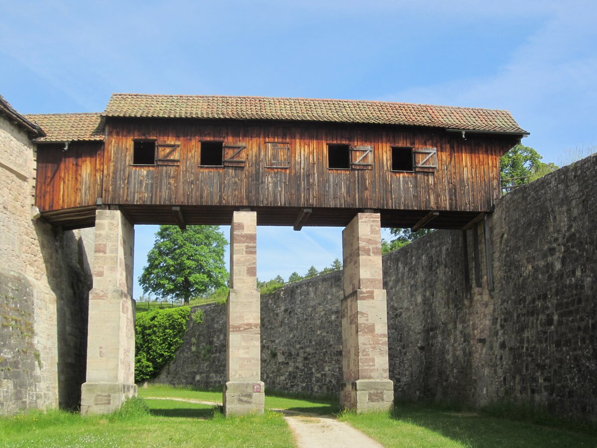 Auf der Festung Rosenberg in Kronach. Aufnahme vom 01.06.2023.