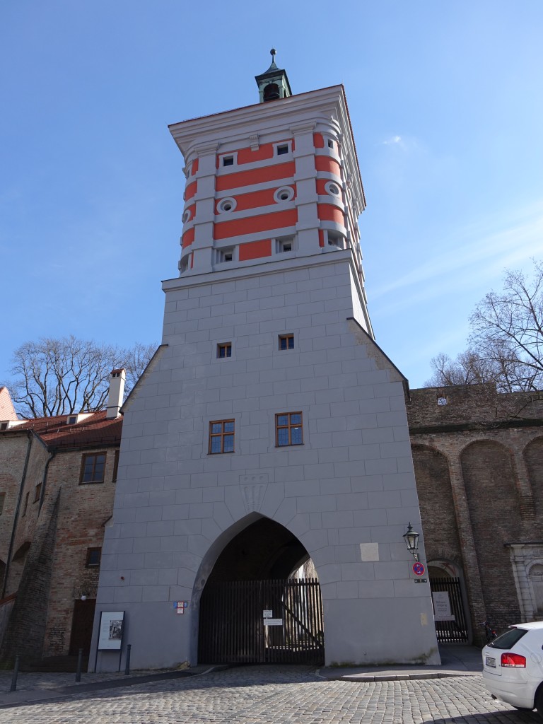 Augsburg, Rotes Tor, erbaut 1622 durch Elias Holl (03.04.2015)