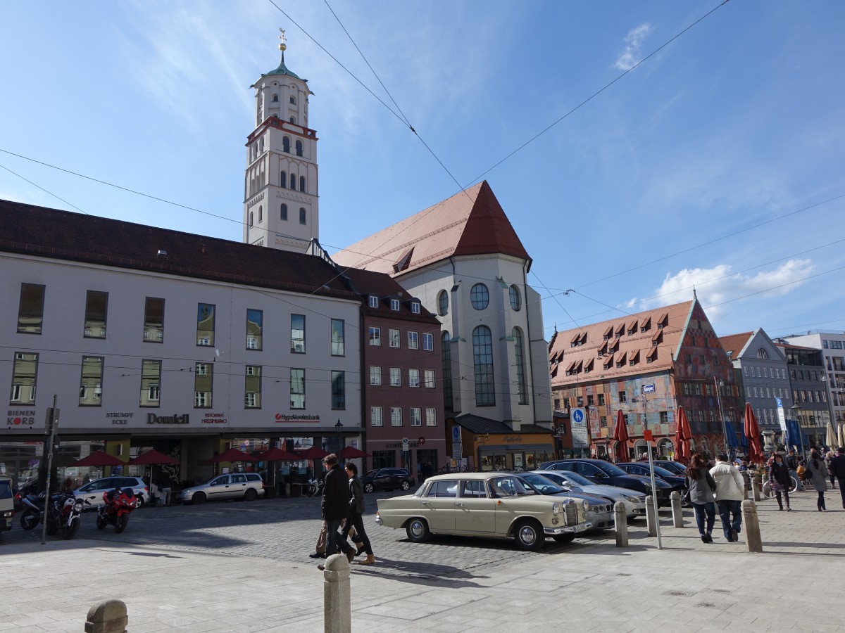 Augsburg, St. Moritz Kirche an der Maximilanstrae (03.04.2015)