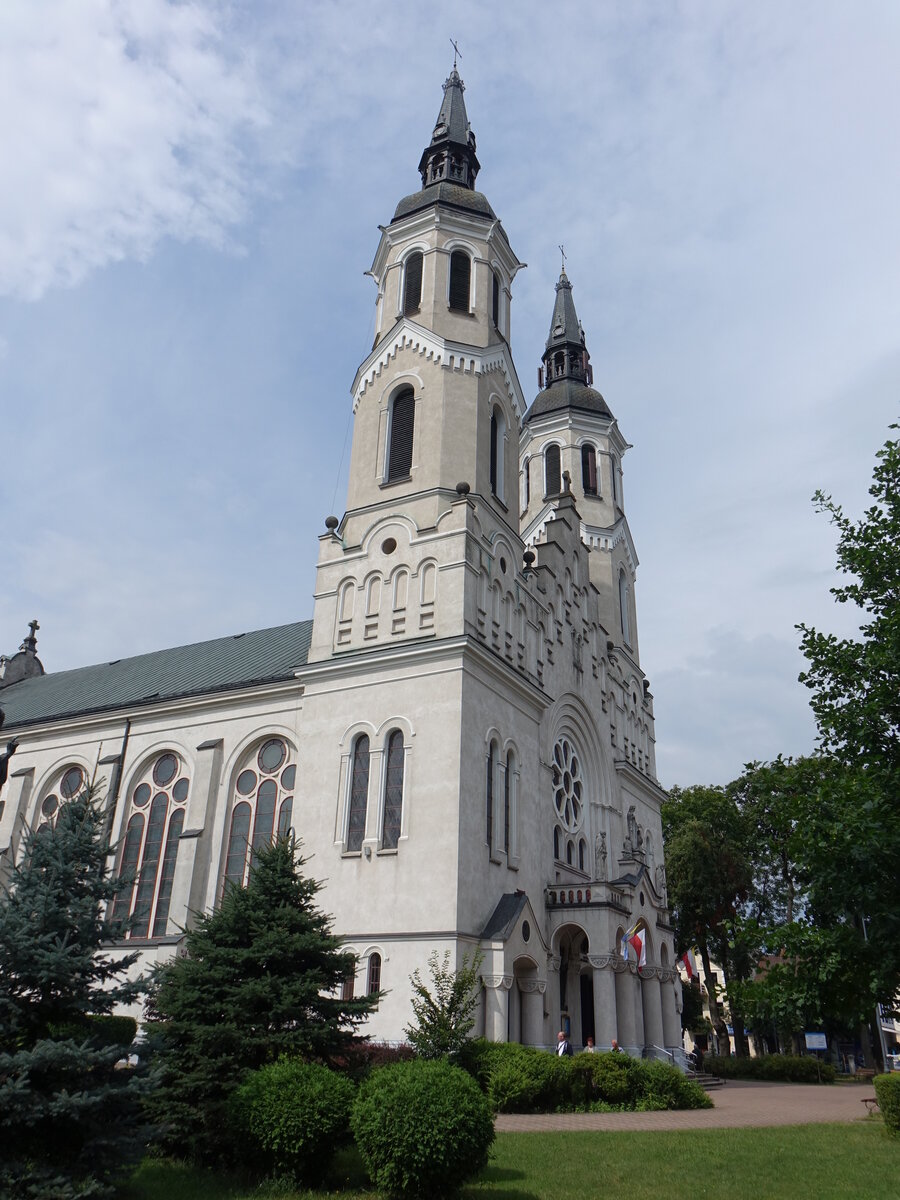 Augustow, Herz Jesu Kirche, erbaut von 1906 bis 1911 (04.08.2021)