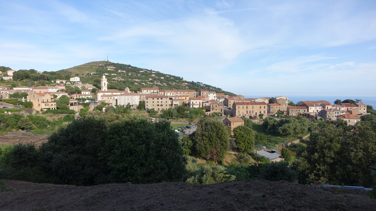 Ausblick auf die Altstadt von Piana in Sdkorsika (20.06.2019)