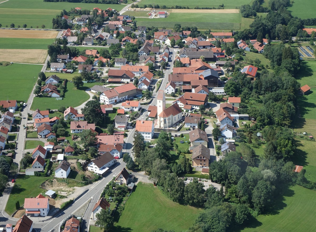 Ausblick auf Dirlewang im Allgu (26.07.2015)