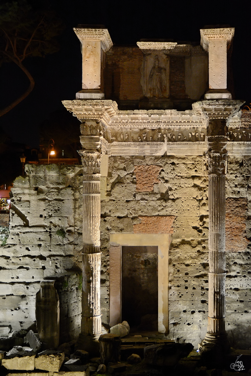 Ausgegrabenes Gemuer des antiken Roms. (Dezember 2015)