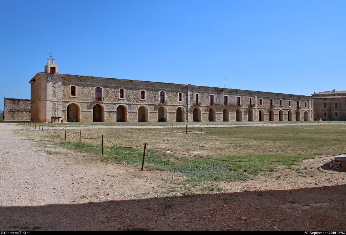 Auengelnde des Castell de Sant Ferran in Figueres (E), das grte Bauwerk Kataloniens und die grte Festung Europas aus dem 18. Jahrhundert.
[20.9.2018 | 12:54 Uhr]