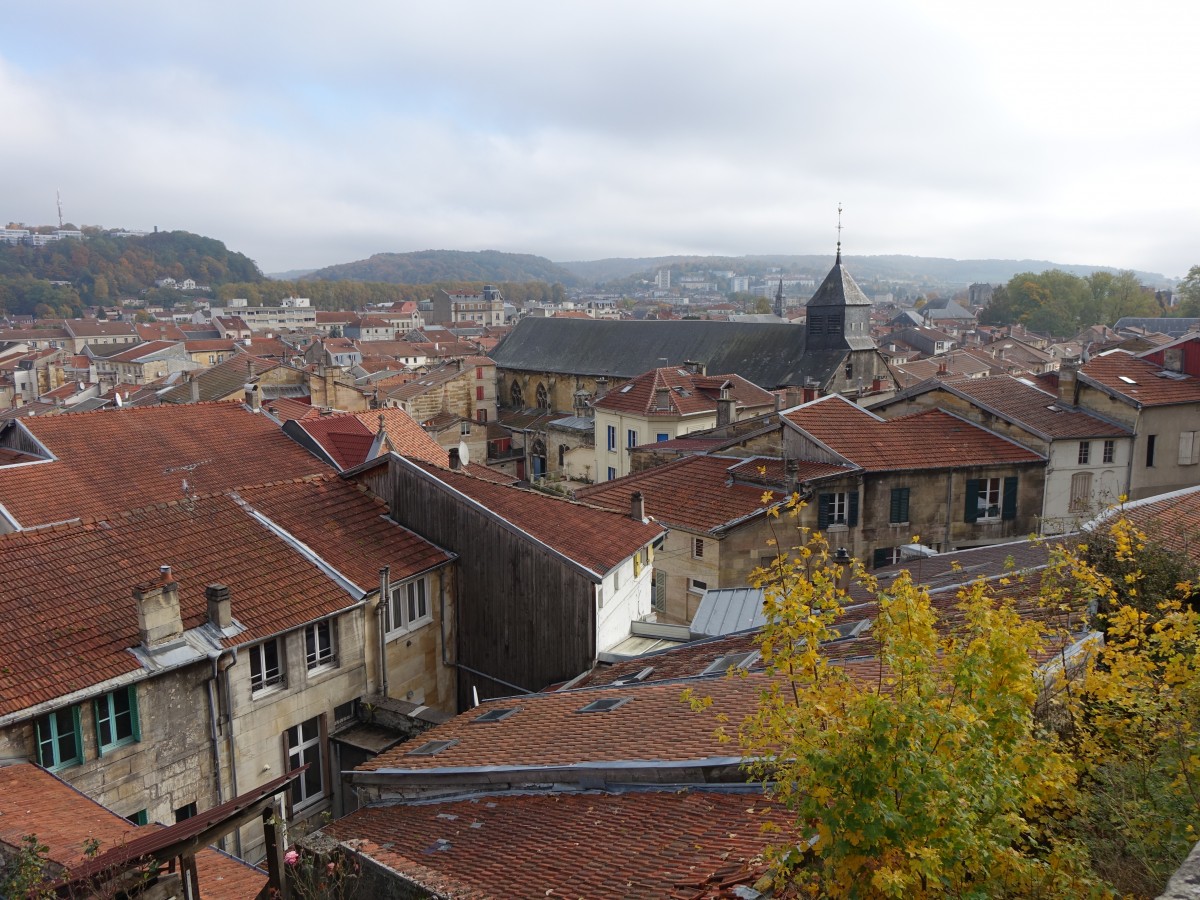 Aussicht auf Bar-le-Duc mit St. Antoine Kirche (26.10.2015)