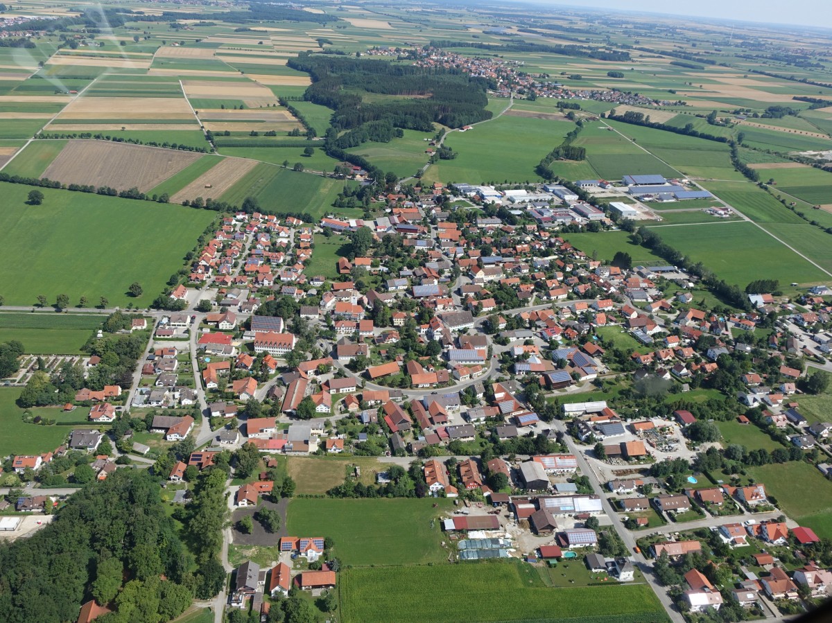 Aussicht auf Wiedergeltingen im Allgu (26.07.2015)