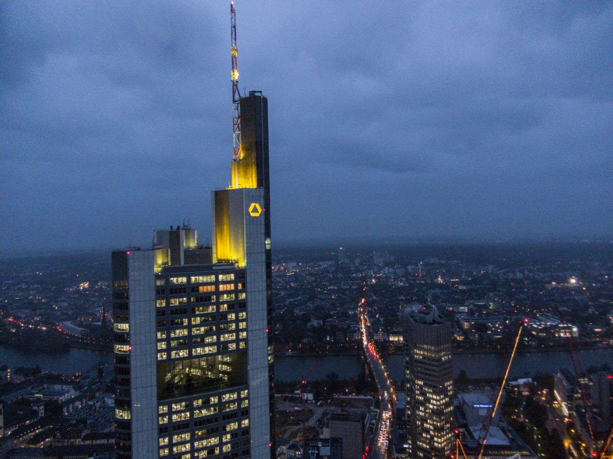 Aussicht von dem Main Tower, Frankfurt am Main. (02.11.2012)