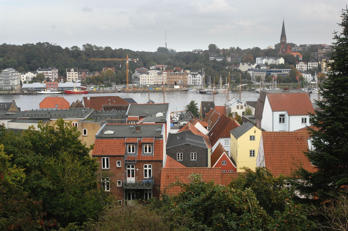 Aussicht von Duburg auf Flensburg.

Aufnahmedatum: 24. September 2011.