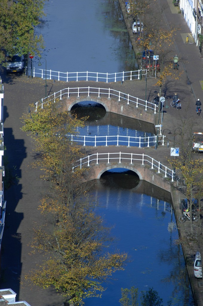 Aussicht von der Nieuwe Kerk in Delft. Aufnahmedatum: 19. Oktober 2011.