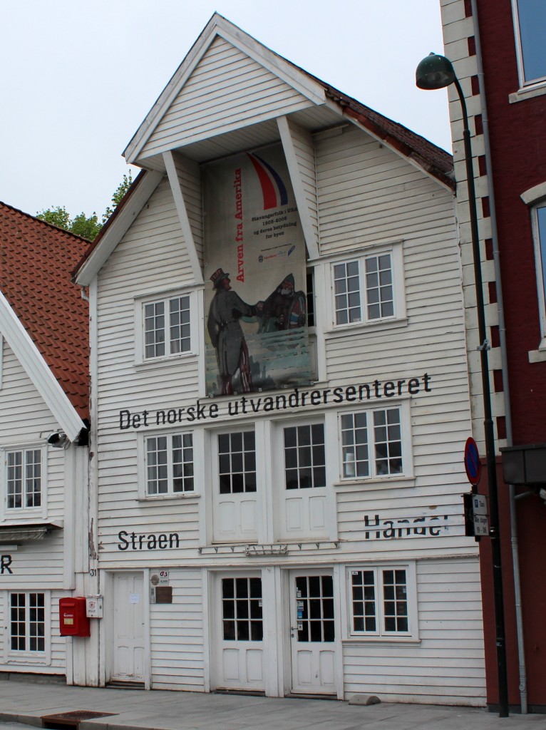 Auswandererhaus am 21.05.2013 im Hafen von Stavanger.