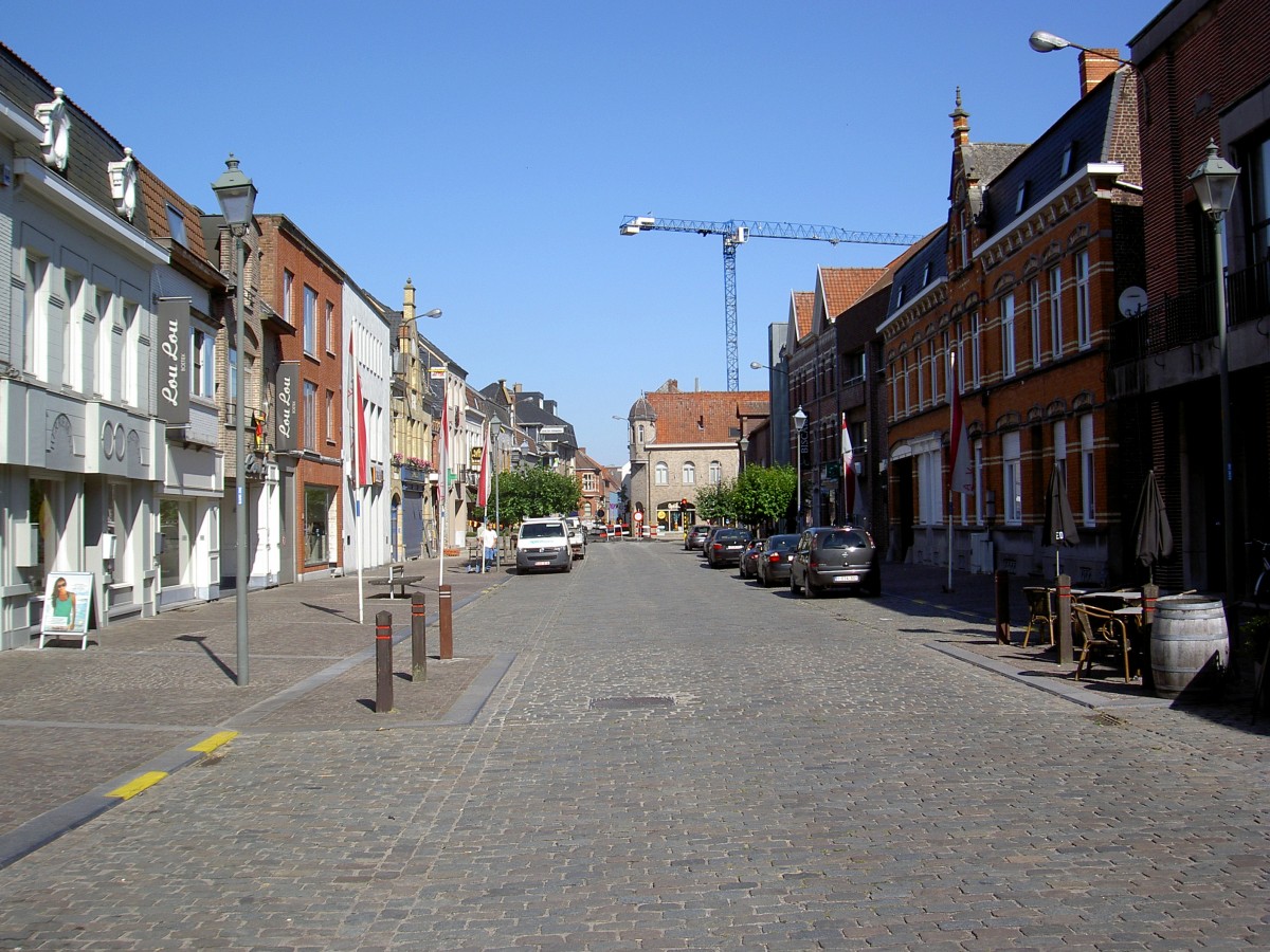 Avelgem, Huser in der Kerkstraat (01.07.2014)