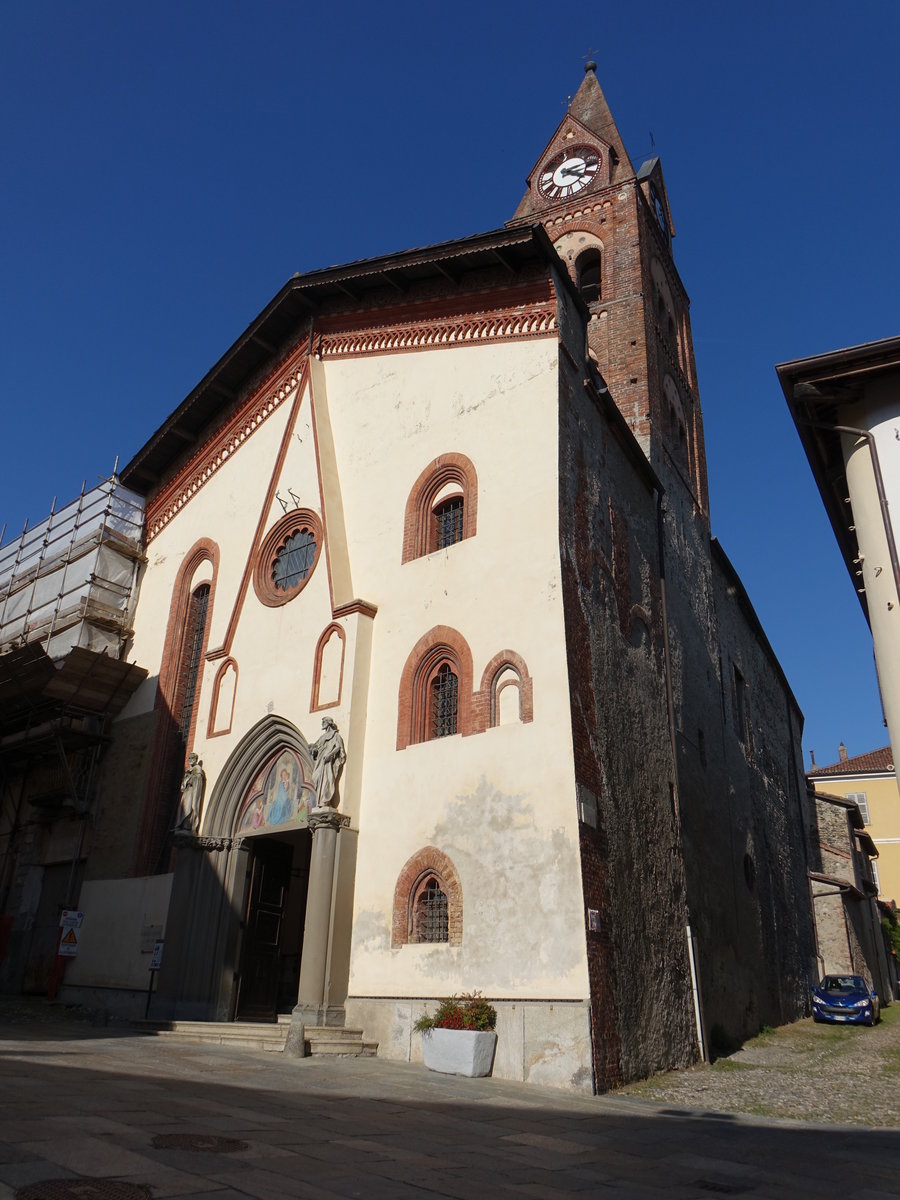 Avigliana, Pfarrkirche San Giovanni, erbaut im 15. Jahrhundert (04.10.2018)