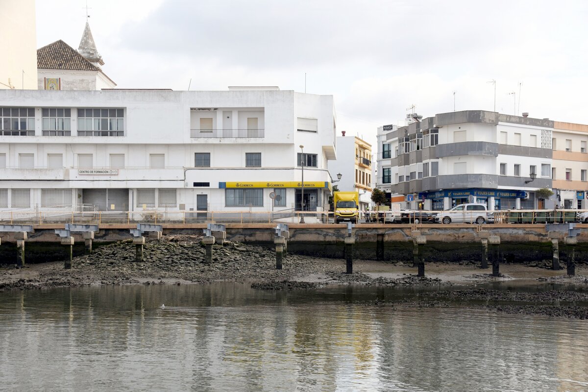 AYAMONTE (Provincia de Huelva), 12.02.2020, kurz vor der Ankunft am Fhranleger an der Muelle de Portugal