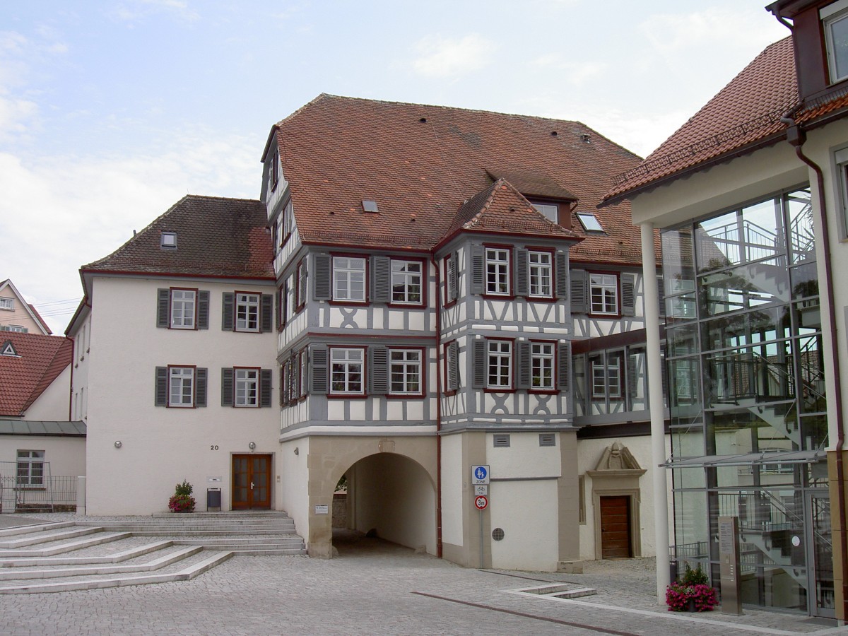 Backnang, Stiftshof, erbaut um 1600 als Witwensitz des Hauses Wrttemberg (27.07.2008)