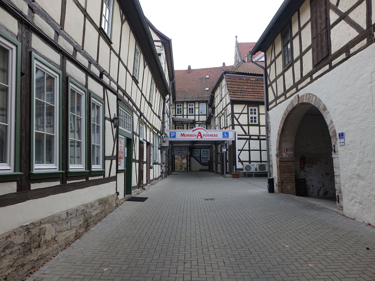 Bad Langensalza, altes Hospital in der Hennengasse (14.11.2022)