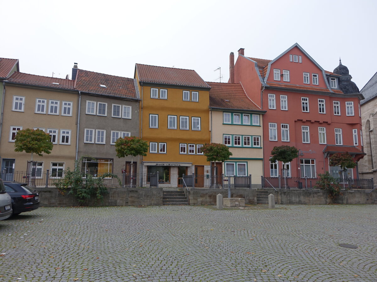 Bad Langensalza, Gebude am Platz Bei der Marktkirche (14.11.2022)