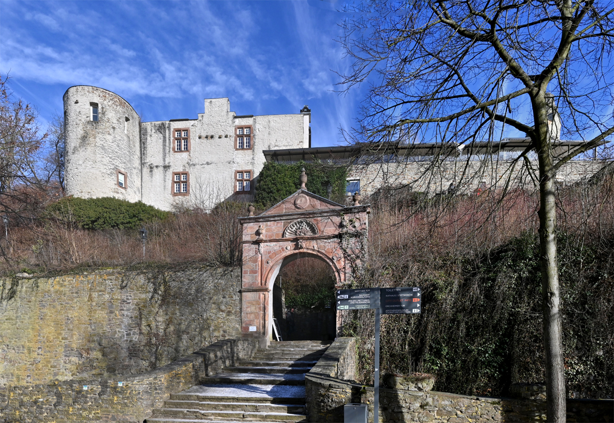 Bad Mnstereifel - Eingang zur Burg Mnstereifel - 14.02.2021