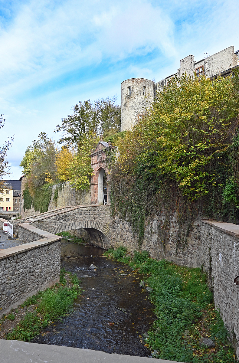 Bad Mnstereifel - Erftlauf und Teile der Burg und Stadtmauer - 08.11.2023 