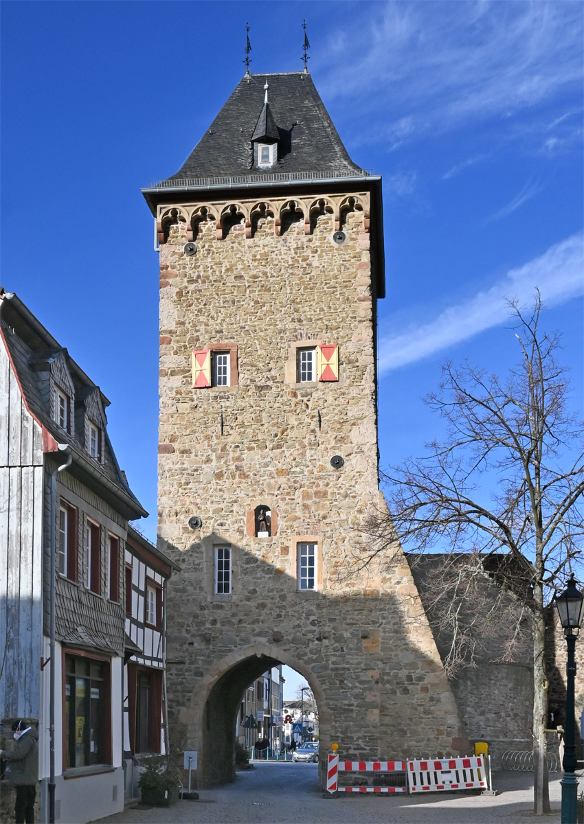Bad Mnstereifel - das Werther Tor, Zugang zur Altstadt von Norden - 14.02.2021