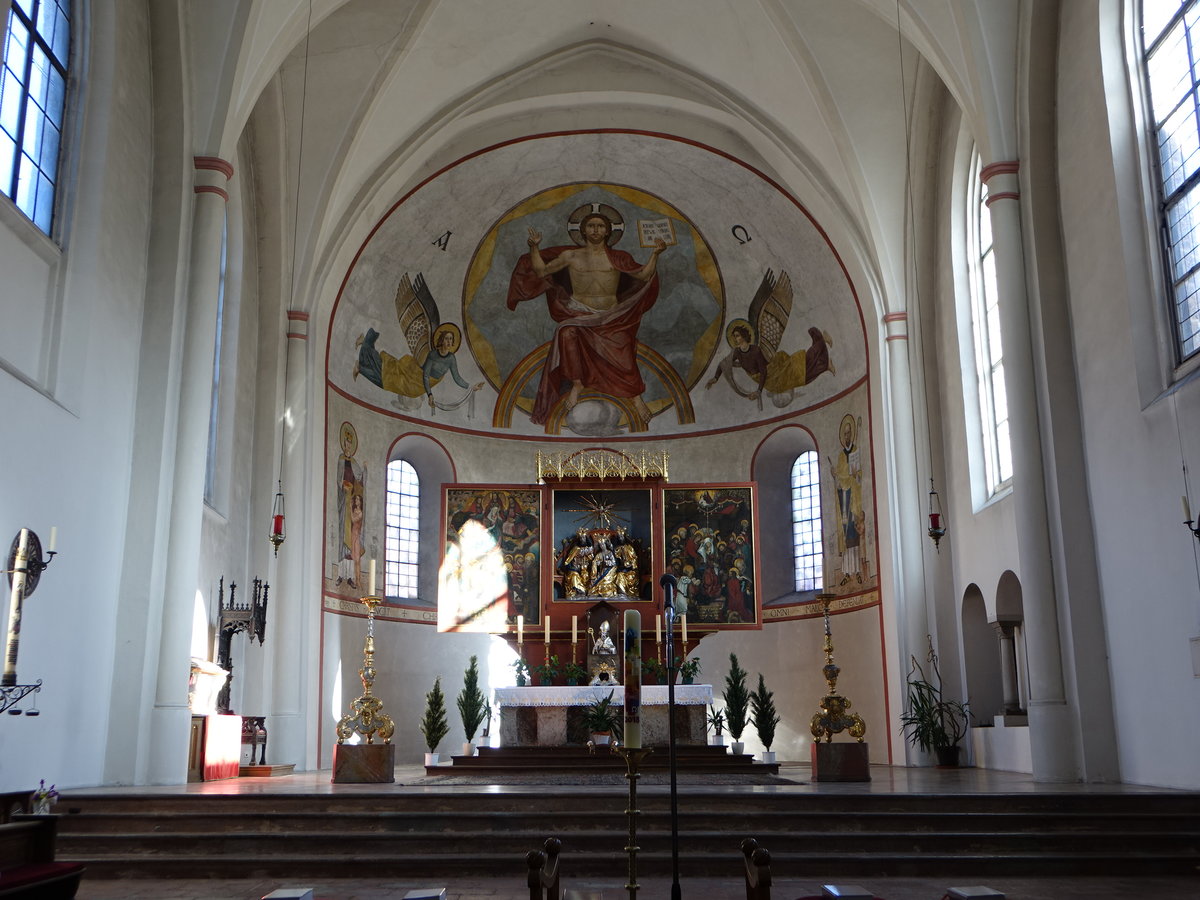 Bad Reichenhall, Hochaltar in der kath. Pfarrkirche St. Zeno (10.11.2018)