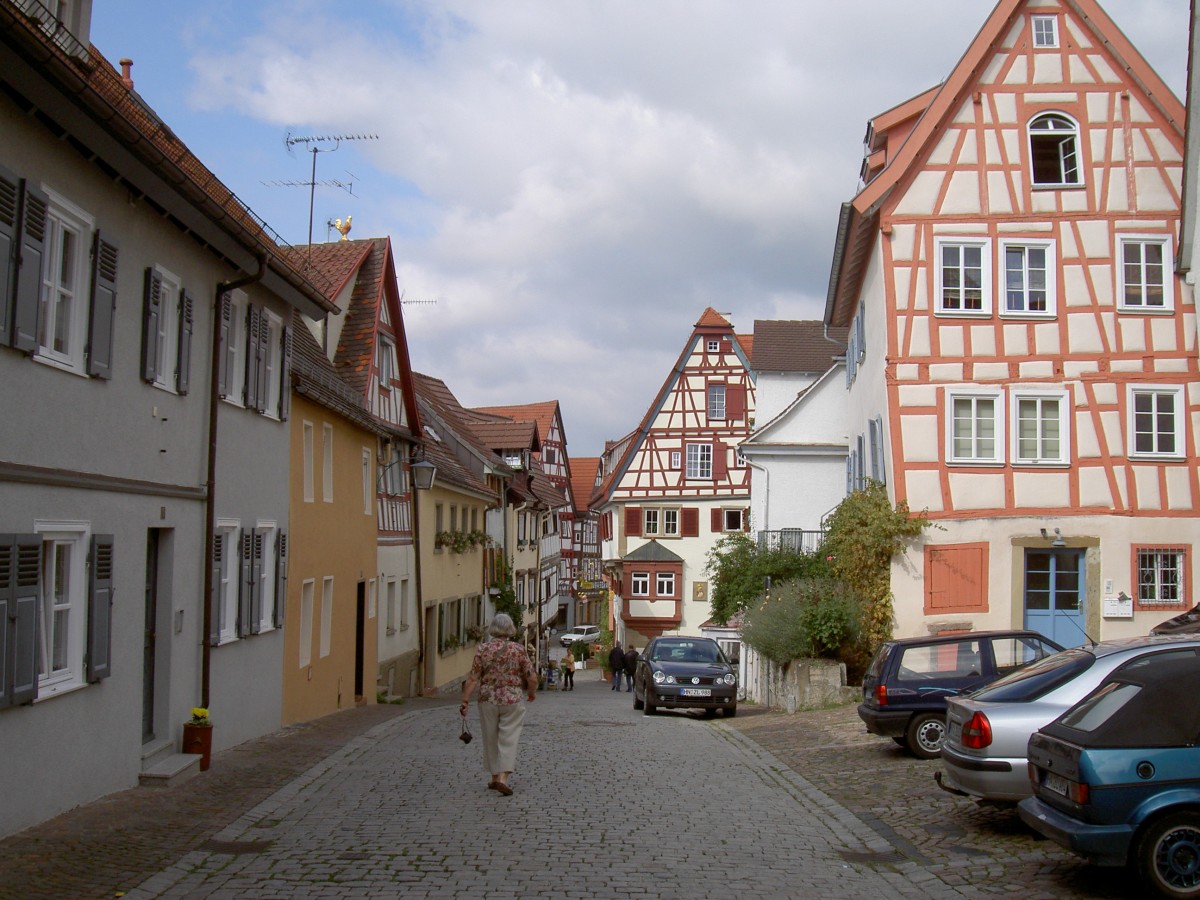 Bad Wimpfen, Fachwerkhuser in der Salzgasse (24.08.2008)