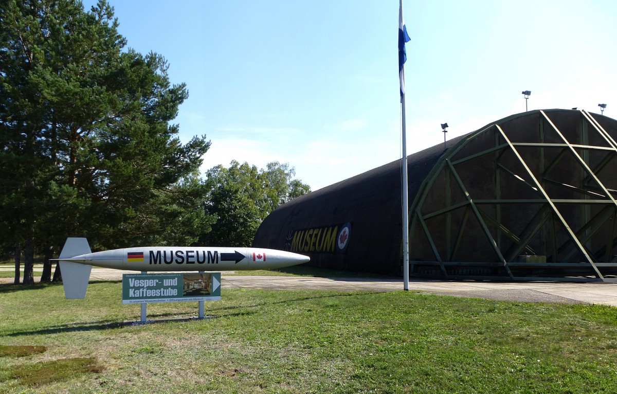 Baden-Airpark, das Deutsch-Kanadisches Luftwaffenmuseum, Sept.2013