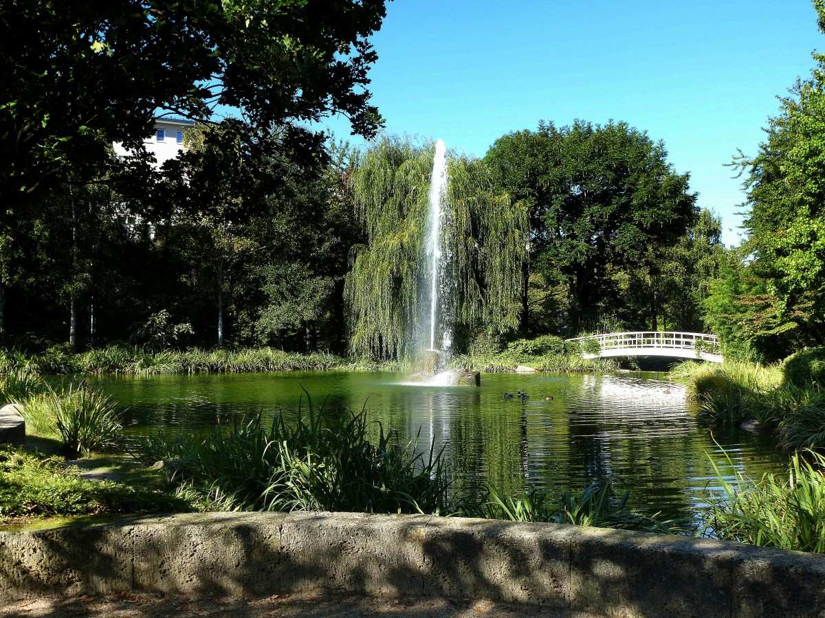 Baden-Baden, Parkanlage an der Lichtentaler Allee, Sept.2015